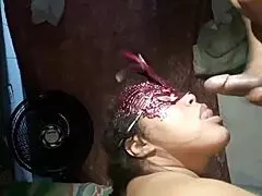 Curvy Latina Ebony Stunner Delivers Deepthroat Blowjob After Oily Massage Tease