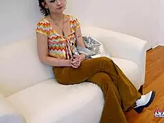 yo this short haired cutie milf rims ass deep and sucks big juicy cock till milk swallow