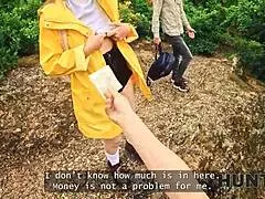 I Met This Cute Spanish Teen with Natural Boobs Naked in the Forest and Fucked Her Hardcore Outdoors!