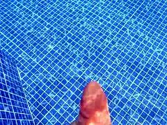 spot a stranger with huge ass shaking masturbating poolside swap her plastic DILDO for real cock ROUGH DOGGY cum covered