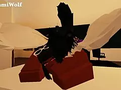 Beautiful Ebony Futanari Empties Huge Balls with Monster Black Cock