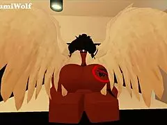 Beautiful Ebony Futanari Empties Huge Balls with Monster Black Cock