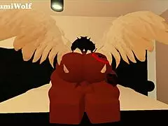 Beautiful Ebony Futanari Empties Huge Balls with Monster Black Cock