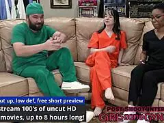 Ditria Rose's Latex Petite Nipple Piercing Spread