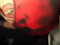 Sexy Big Ass Brunette Bombshell Dances Wild at Night Club