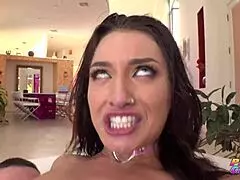 Pervcity Tall Slut Bella Rolland Takes Passionate Monster Cock Anal Doggystyle Bent Over Ass To Mouth Facial Cumshot!