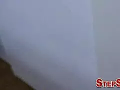 amateur teen bent over smashed doggystyle in garage