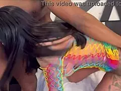 brazilian latinas dive into wild anal creampie lesbian frenzy together