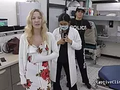 uhh dont strip search me officer stacy shepard spreads shaved pussy backstage