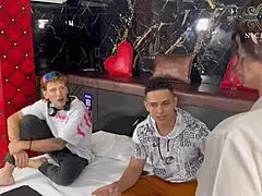 Slutty latina prepaid whore threesome with friend doggystyle riding big cock