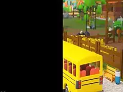 bbw bus driver drops to knees sucking fat young cock on public bus ride