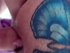 wanna pound that tattooed butterfly pussy deep and raw?