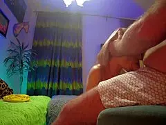 Fat driving instructor face fucks my deepthroat as thank you blowjob