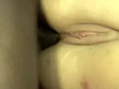 curvy blonde bbc lover gaps wide from big black cock pounding