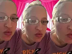 asmr girl pops bubblegum bubbles super close listen with headphones on