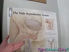 hey teens party hard with group oral and hardcore uniform reality fun