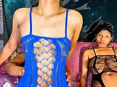 Threesome FFM interracial milf petisa anal gozada facial delícia