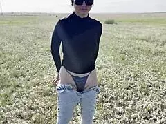 Whoa check out this wild public pissing compilation in the woods 😲🌳💦