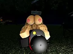 Tired Trans Girl Wakes To Hard Cock Creampie Penetration In Tight Pussy Outdoors