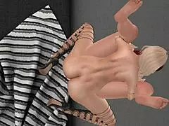 Maid teens in chains whip to lesbian orgasm frenzy 😈👅💦