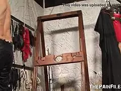 Chubby latina endures suspension bondage in submissive play