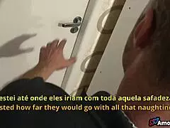 Hey wife, I pretended to work just to catch you riding my nephew's big cock taboo style