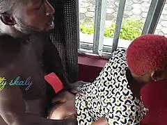 ever wonder how rough doggystyle looks from every angle on that tight curvy black pussy?