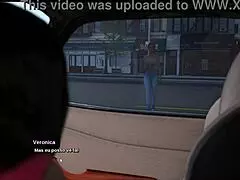 veronica races life fucking her pussy outdoors public at school