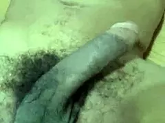 Monster Cock Struggles Hard After Intense Abs Workout