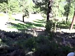 Celestina Blooms Bends for Creampie Breeding in Nature Outdoors