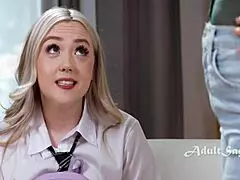 Stepmom Dons Strapon Uniform to Curb Teen 18+ Risky Choices Eva Nyx Reya Lovenlight