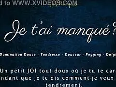 French girl fucks guy with joi pegging audio