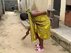 black pussy squirts endlessly riding harveyxbush's huge cock doggystyle backstage