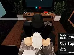 that white haired robloxian whore with huge tits and ass gets smashed hard on monday