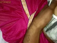 Village Aunt's Pussy Thrills with Emotional Cum on Tits