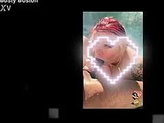 Hotwife Busty Boston Deepthroats BBC Poolside