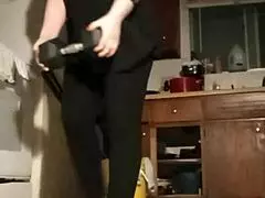 amateur workout session with pumping music beats