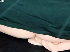 whoa this trans babe rides that dildo so deep 😍🔥 wanna see her squirt??