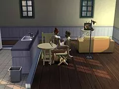 innocent stepsis bounces wildly on bro's lap like a naughty pony at the desk