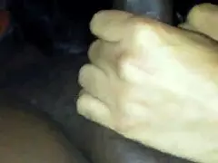 Tranny GF Devours Monster Cock Latina Shemale Sucking Big Black Cock