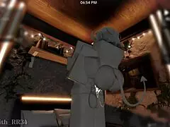 after messing around i finally FUCK hot demon girl from follower 42 part 3