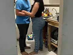 Friend Pervert Sneaks Cock In Vagina And Mouth During Soap Operas