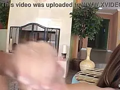 blonde teen saggy natural tits first double blowjob swallow mmf cum