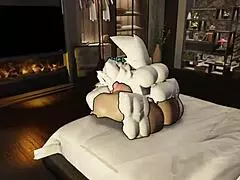 can you handle watching this bimbo whore ride big cock cowgirl in roblox condos anal fuck ep 2?