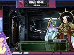 who beats this muscular babe in rough big cock game?