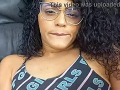 Morena brasileira da bunda grande gemendo alto no pau, her curvy latina ass flashes tempting young eyes