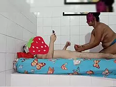 cute brunette friend from florida swallows big cock homemade halloween netflix night