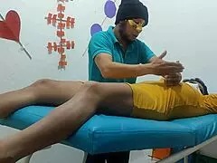 big pussy hippie therapist turns dirty massage into unexpected horny sex