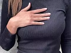 bold risky flashing turns into pov doggystyle pounding of 18yo tattooed teen model