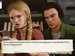 redhead milf maid in stockings rides huge cock cowgirl but don't tell stepmom